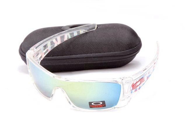 Oakley batwolf sunglasses clear/ice iridium