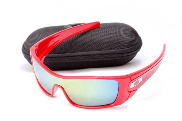 Oakley batwolf sunglasses polished red/ice iridium