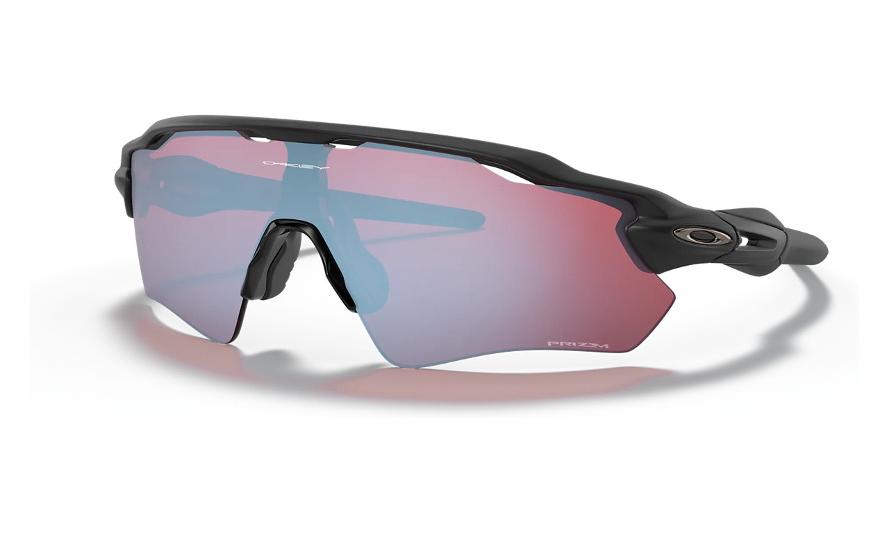 Oakley Radar Ev Path Prizm Snow Collection Sunglasses Matte Black Frame Prizm Snow Sapphire Lens