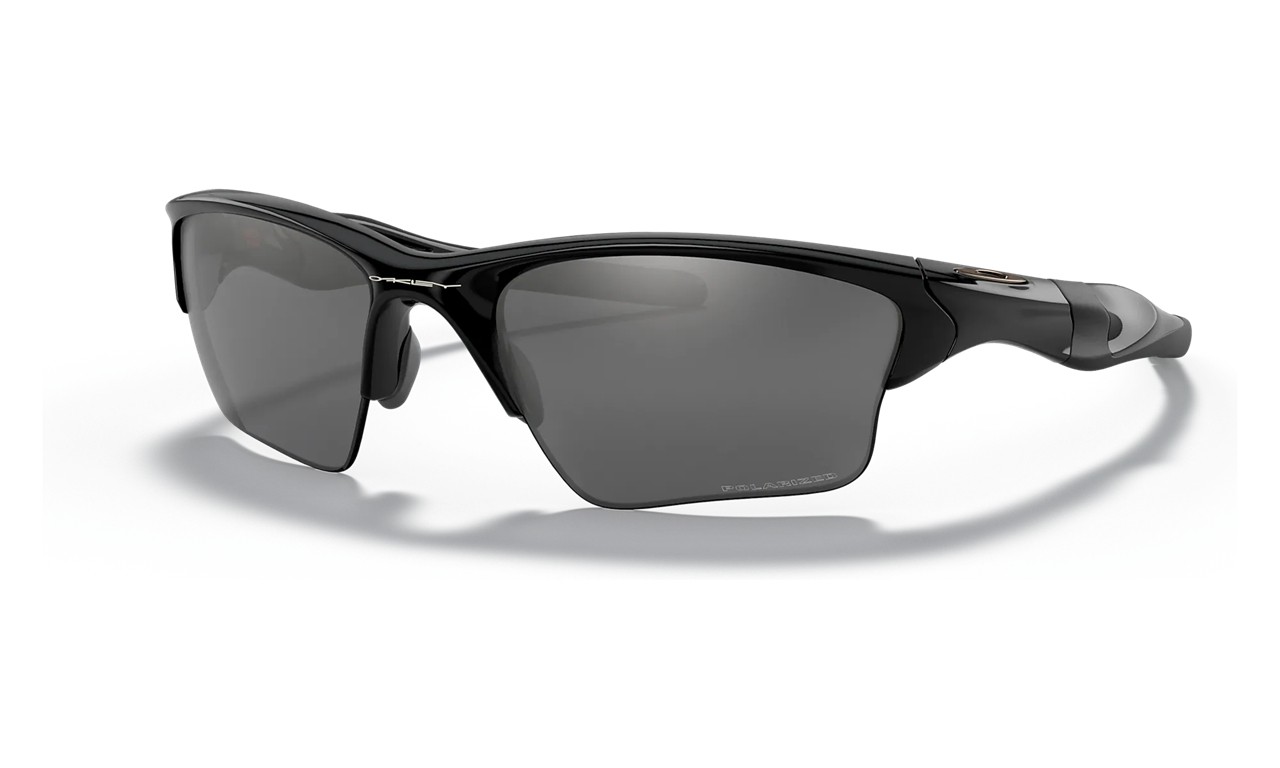 Oakley Half Jacket 2.0 Xl sunglasses Polished Black frame Black Iridium Polarized lens