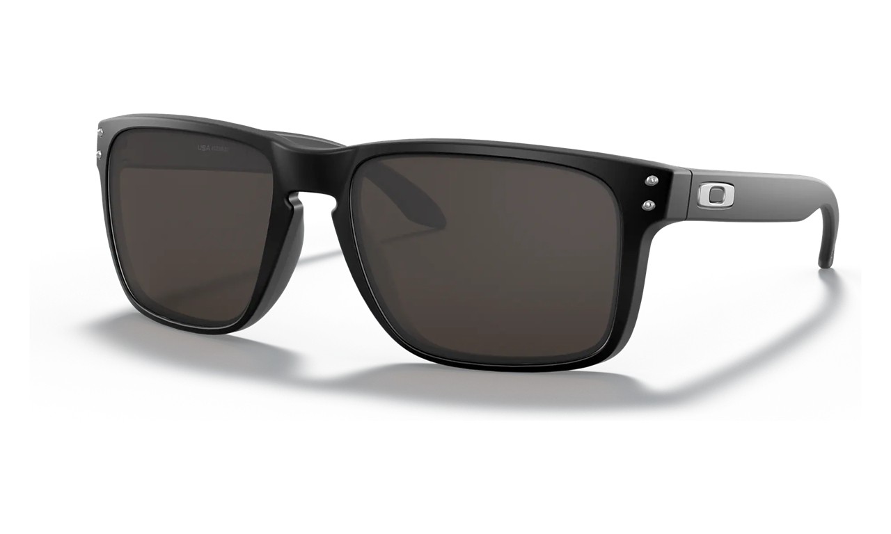 Oakley Holbrook Xl sunglasses Matte Black frame Warm Grey lens