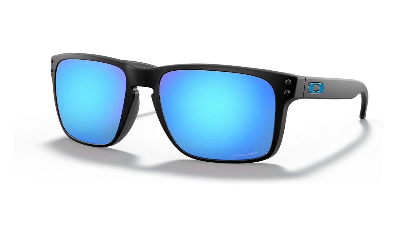 Oakley Holbrook Xl Sunglasses Polished Black Frame Prizm Sapphire Lens