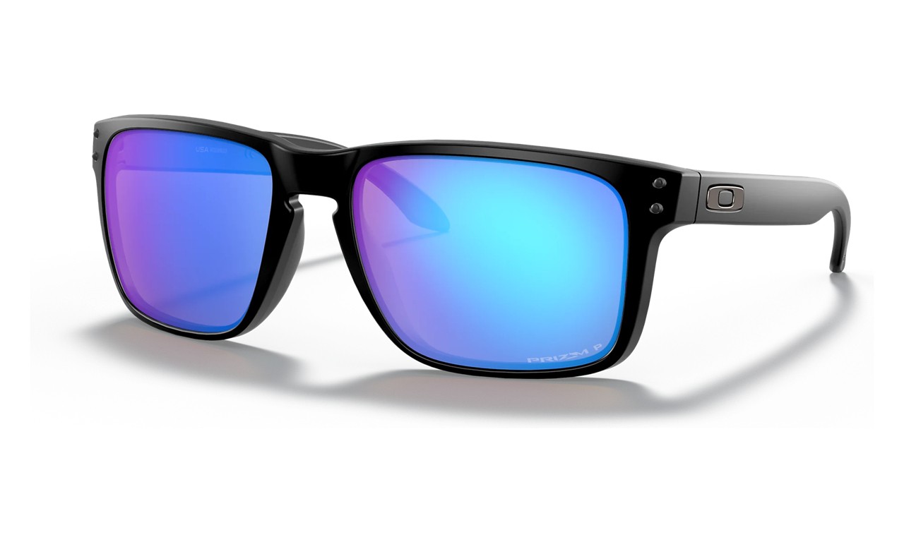 Oakley Holbrook Xl Sunglasses Matte Black Frame Prizm Sapphire Polarized Lens