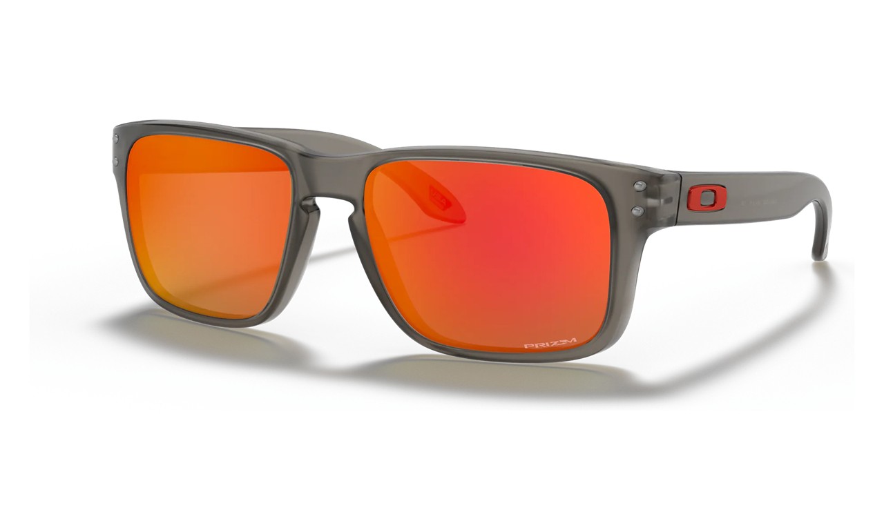 Oakley Holbrook Xs Youth Fit Sunglasses Matte Grey Ink Frame Prizm Ruby Lens