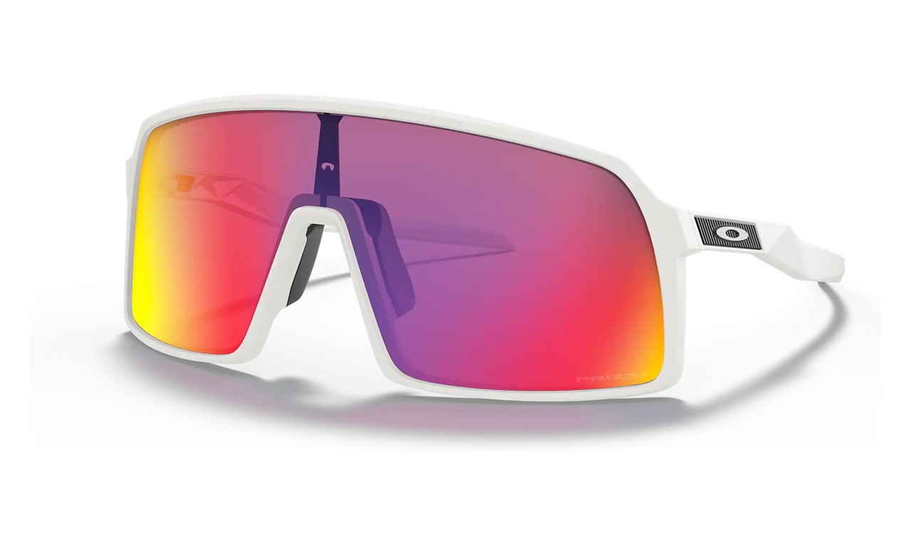 Oakley Sutro Sunglasses Matte White Frame Prizm Road Lens