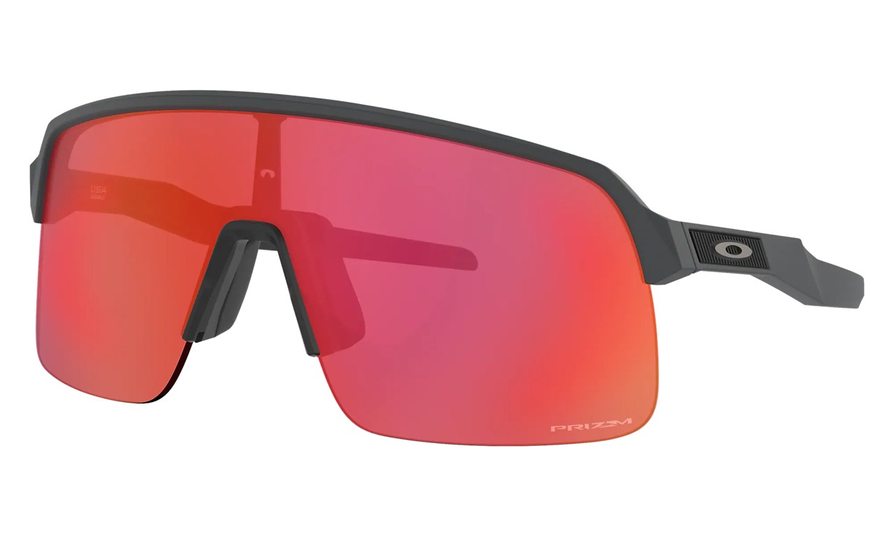 Oakley Sutro Lite Sunglasses Matte Carbon Frame Prizm Trail Torch Lens