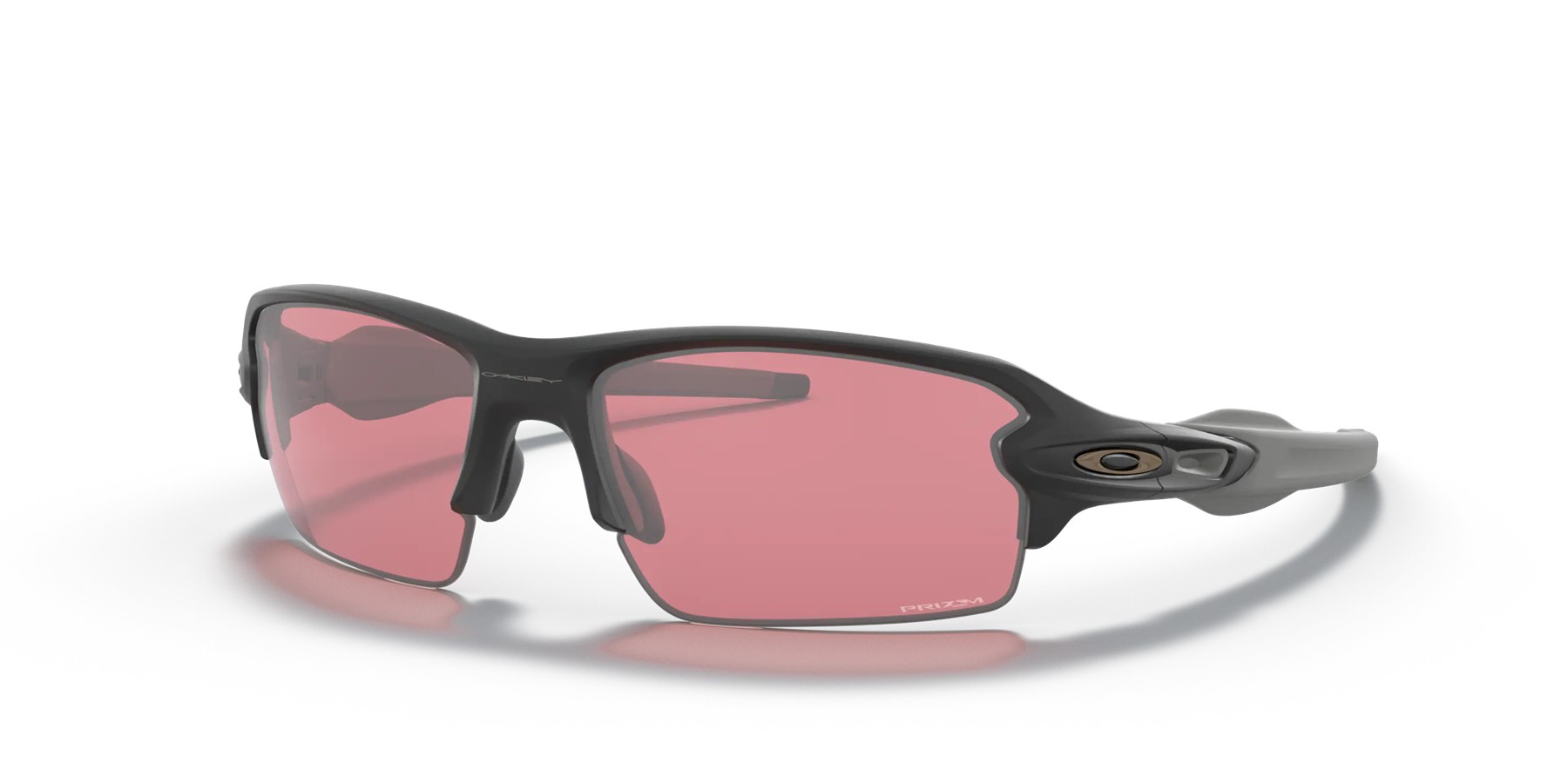 Oakley Flak 2.0 Low Bridge Fit sunglasses Polished Black frame Prizm Dark Golf lens