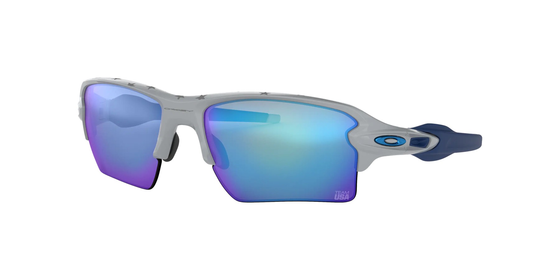 Oakley Flak 2.0 XL Team USA sunglasses White frame Blue lens