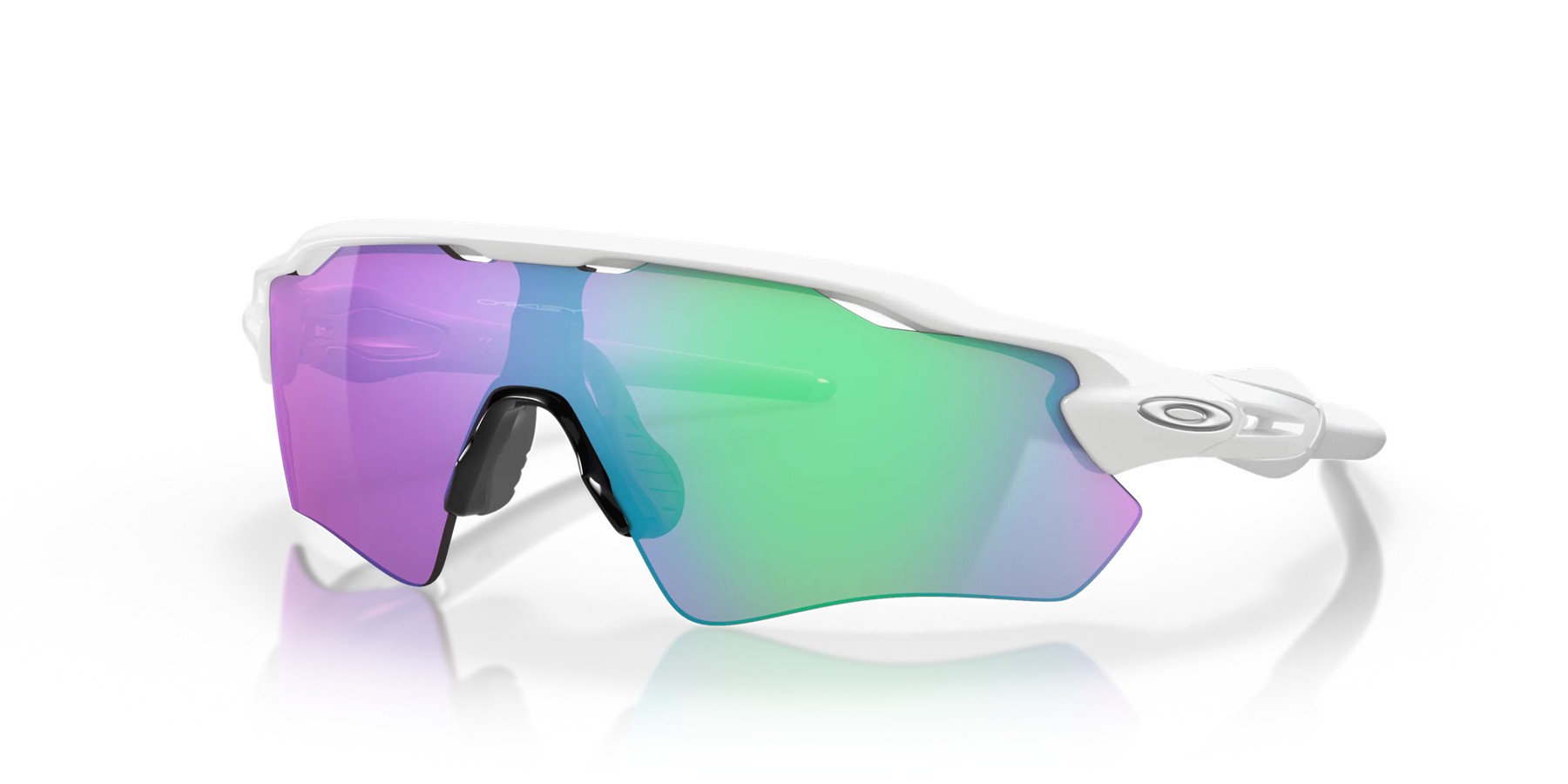Oakley Radar EV Path sunglasses Polished White frame Light Prizm Golf lens