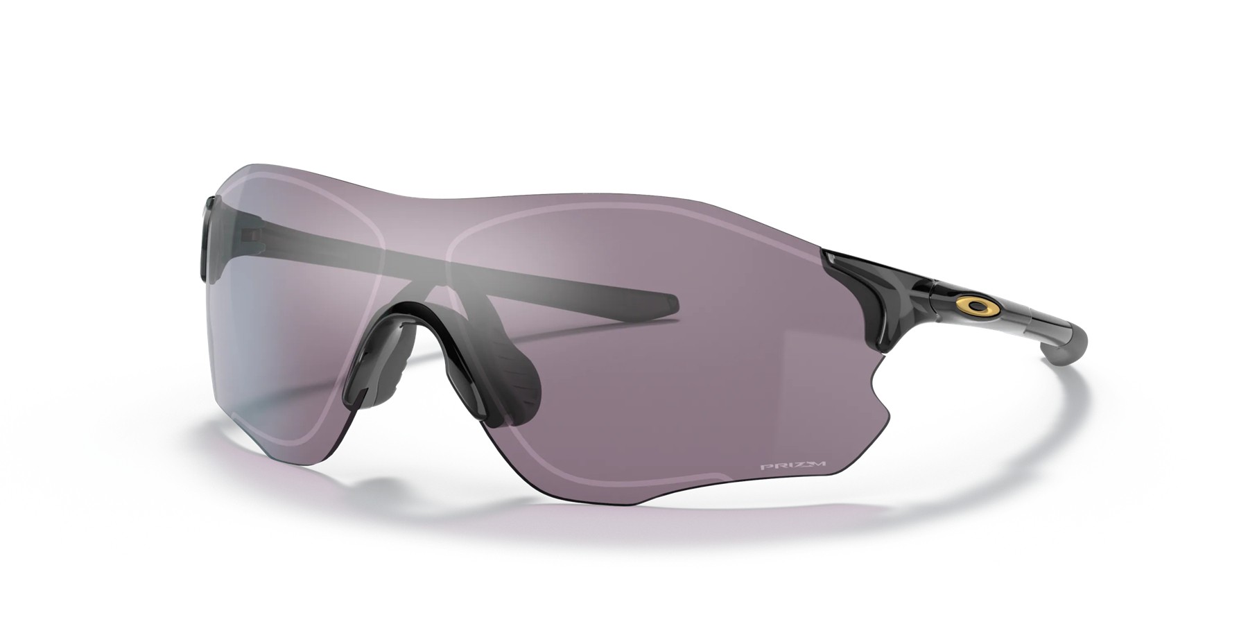 Oakley EVZero Path Low Bridge Fit sunglasses Polished Black frame Prizm Grey lens