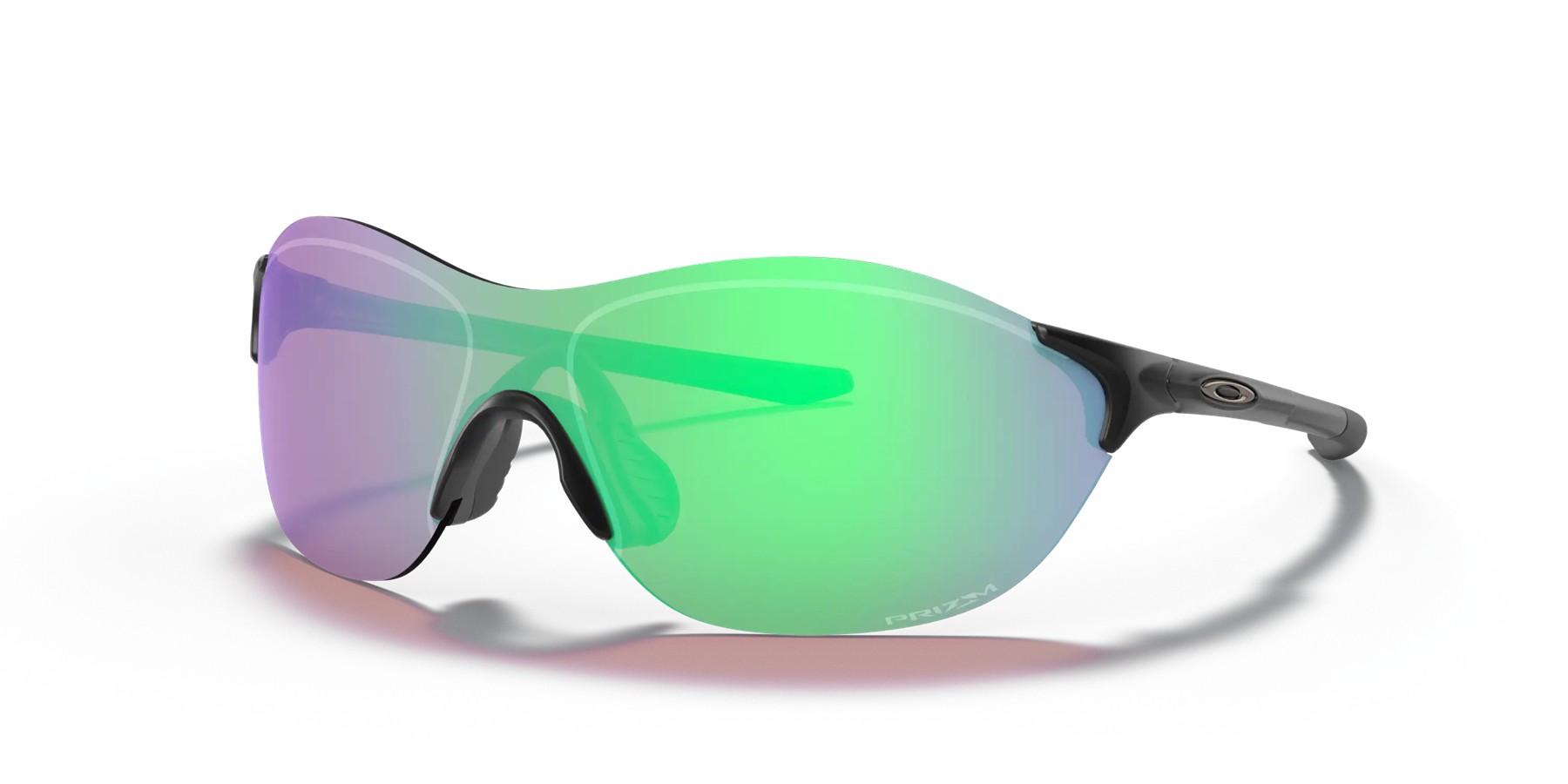 Oakley EVZero Swift Low Bridge Fit sunglasses Matte Black frame Prizm Road Jade lens