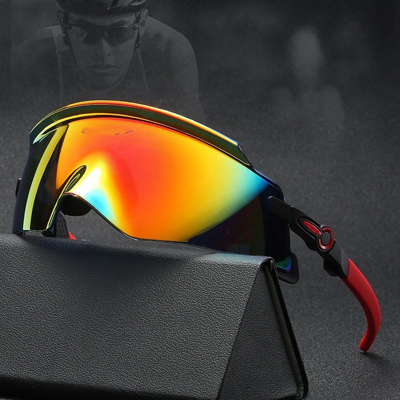 Oakley Kato sunglasses Red frame Orange lens