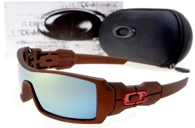 Oakley oil rig sunglasses matte brown / persimmon