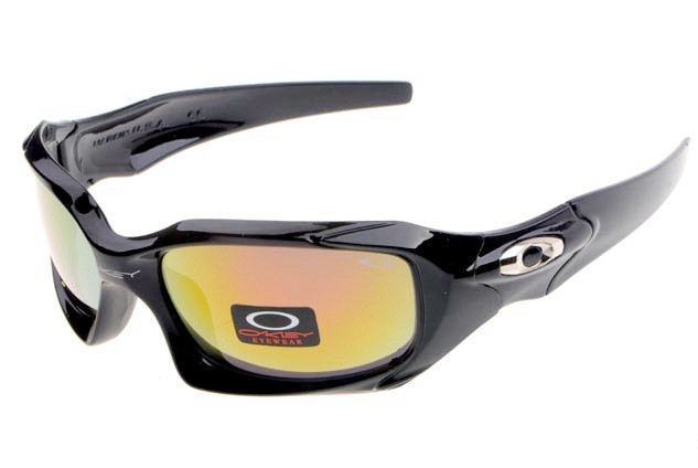 Oakley pit boss sunglasses in polished black / fire iridium