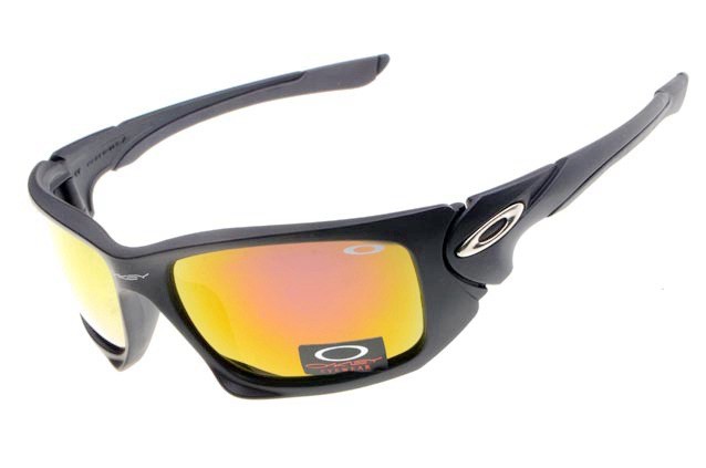 Oakley scalpel sunglasses in matte black / ruby iridium