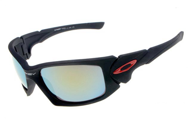 Oakley scalpel sunglasses in matte black / ice iridium