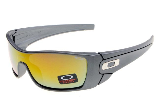 Oakley fuel cell sunglasses in matte grey / fire iridium