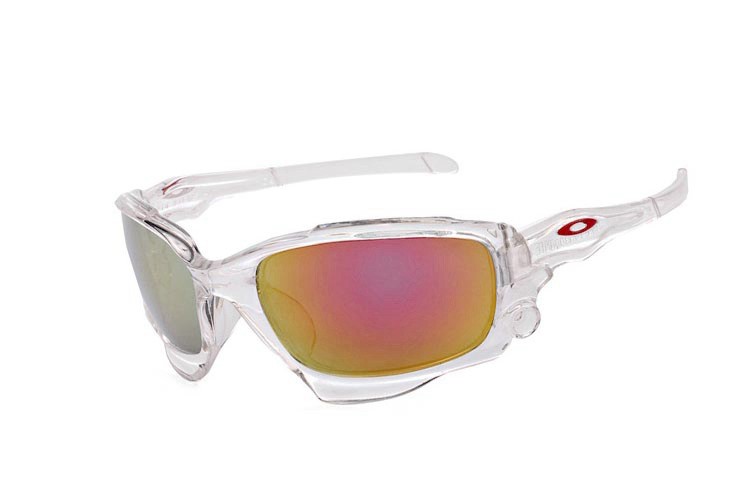Oakley jawbone sunglasses in clear / fire iridium