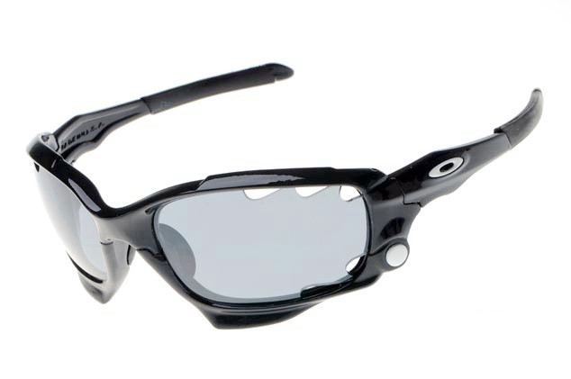 Oakley limited edition fathom racing jacket sunglasses in polished black / blue iridium