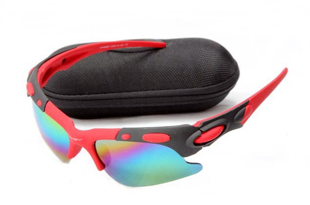 Oakleyplate sunglasses in red / colorful iridium