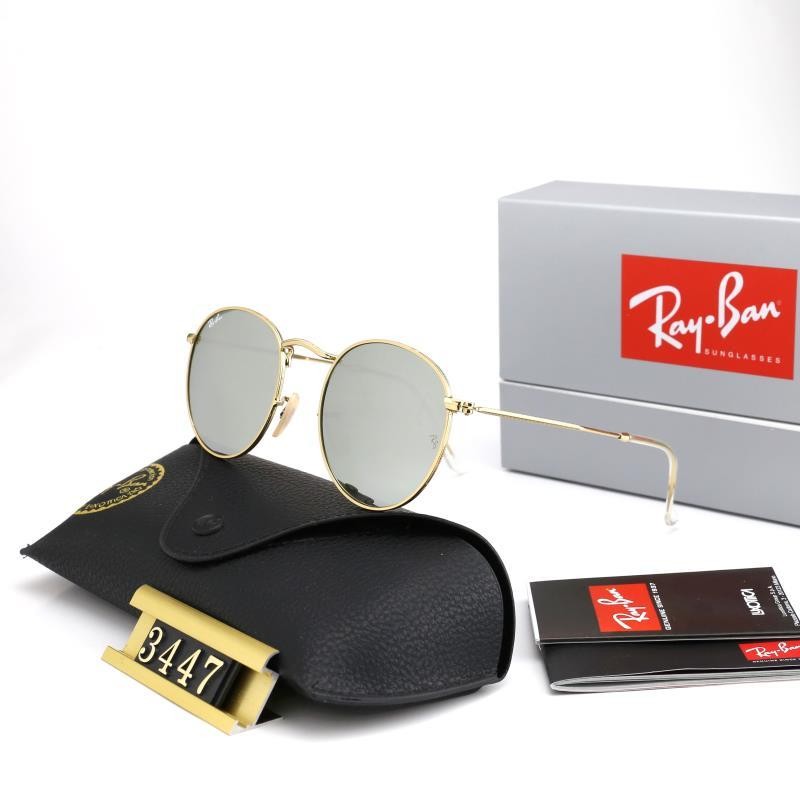 Ray Ban RB3447 Sunglasses Gray/Gold