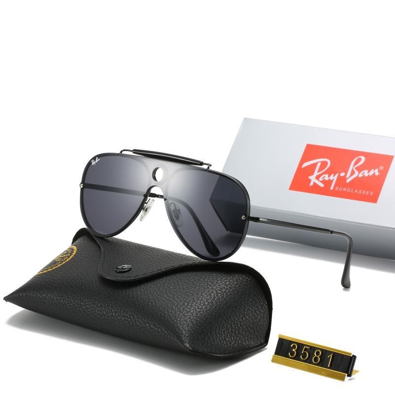 Ray Ban RB3581 Sunglasses Black/Black