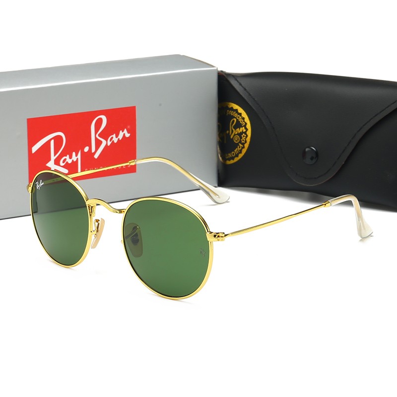 Ray Ban RB3447 Sunglasses Green/Gold