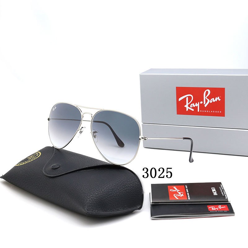 Ray Ban RB3025 Sunglasses Gradient Gray/Silver