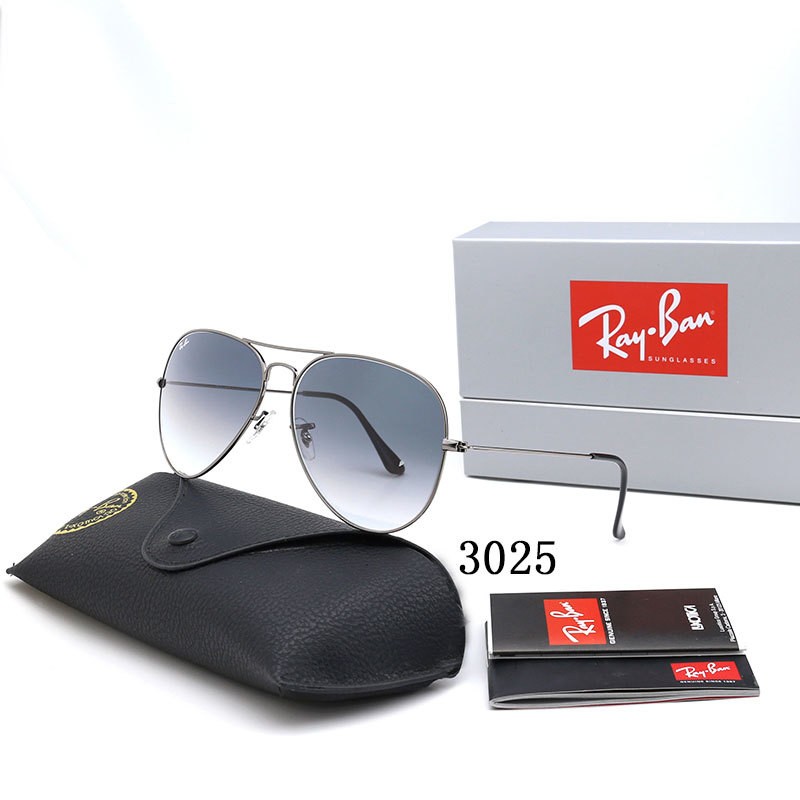 Ray Ban RB3025 Sunglasses Gradient Gray/Light Black