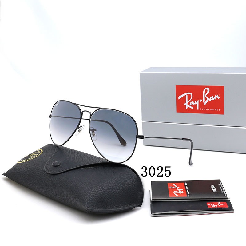 Ray Ban RB3025 Sunglasses Gradient Gray/ All Black
