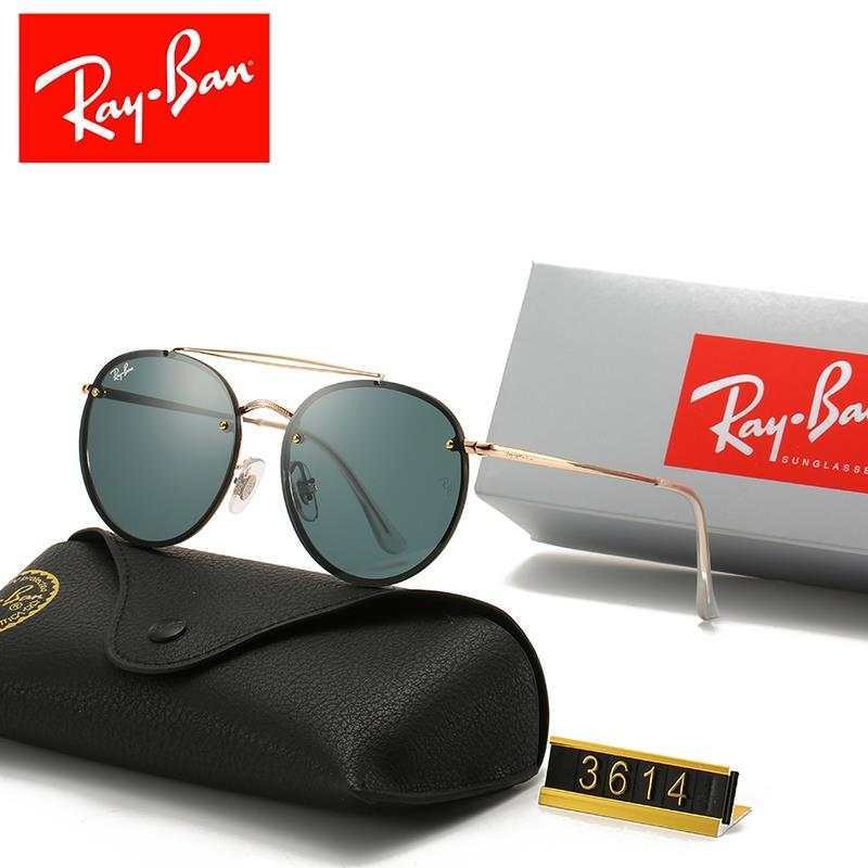 Ray Ban RB3614 Sunglasses Green/Gold