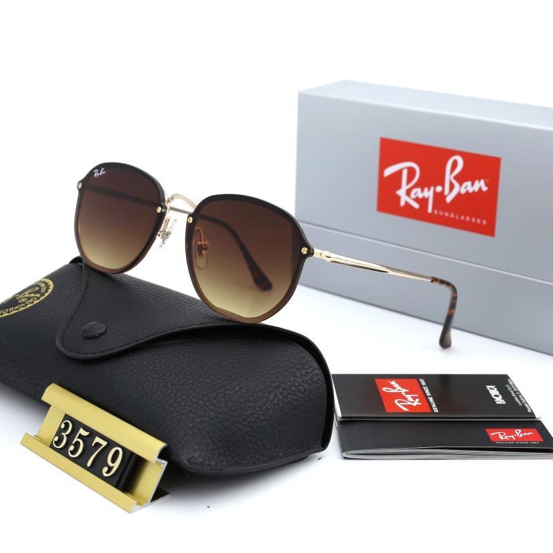 Ray Ban RB3579 Sunglasses Brown/Gold with Tortoise