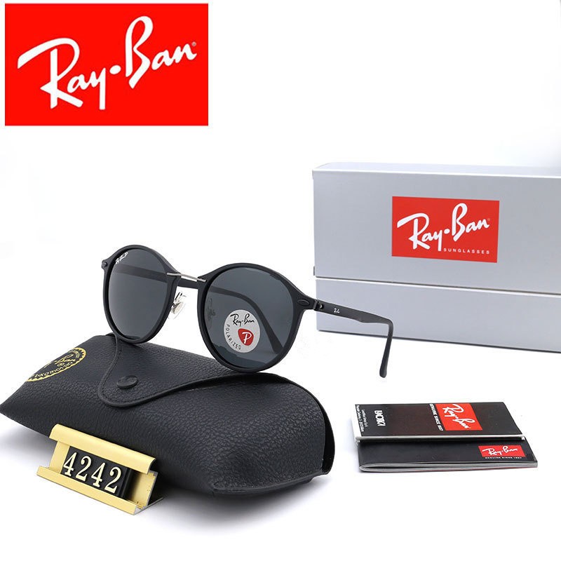Ray Ban RB4242 Sunglasses Black/Matte Black