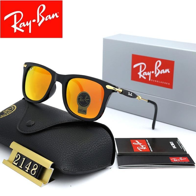 Ray Ban RB2148 Sunglasses Orange/Black with Gold