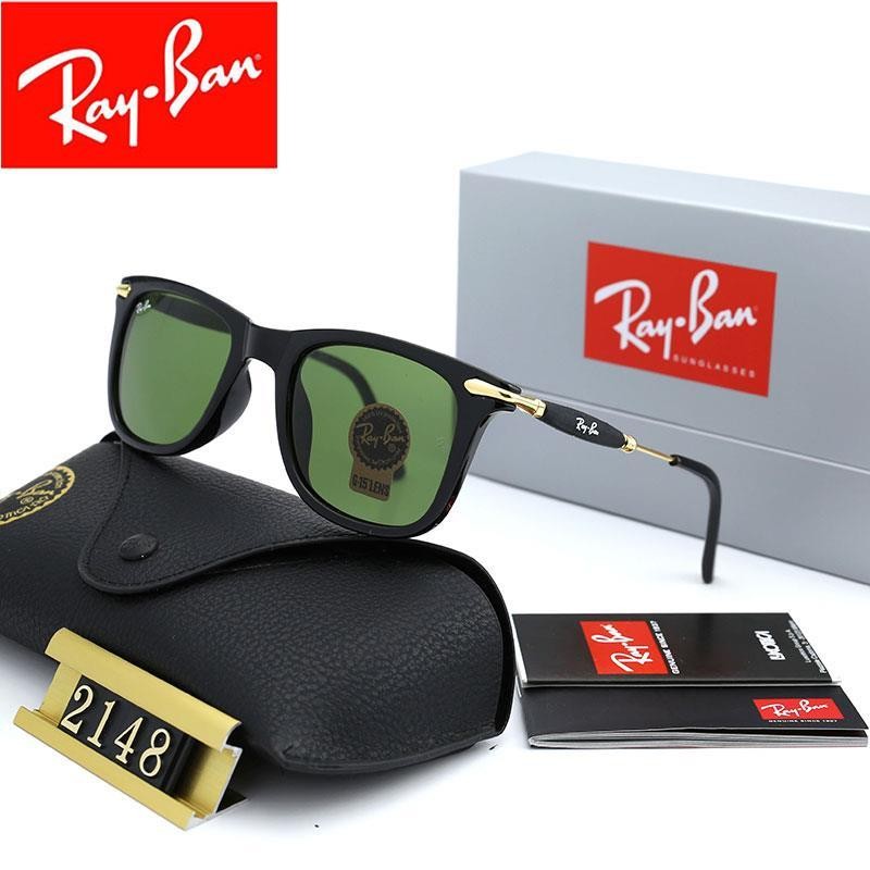 Ray Ban RB2148 Sunglasses Green/Black with Gold