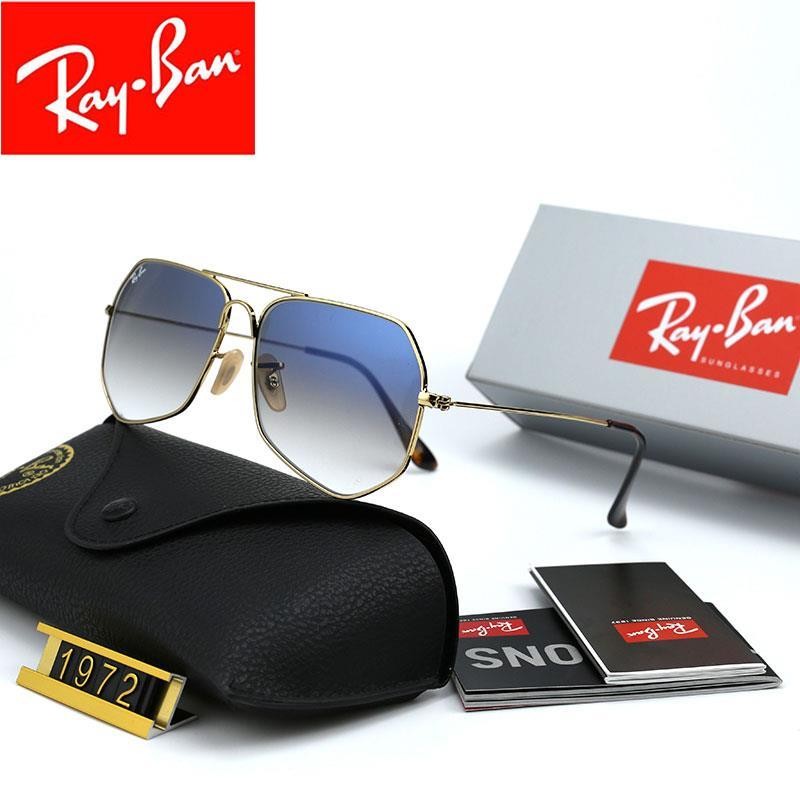 Ray Ban RB1972 Sunglasses Gradient Blue/Gold with Black