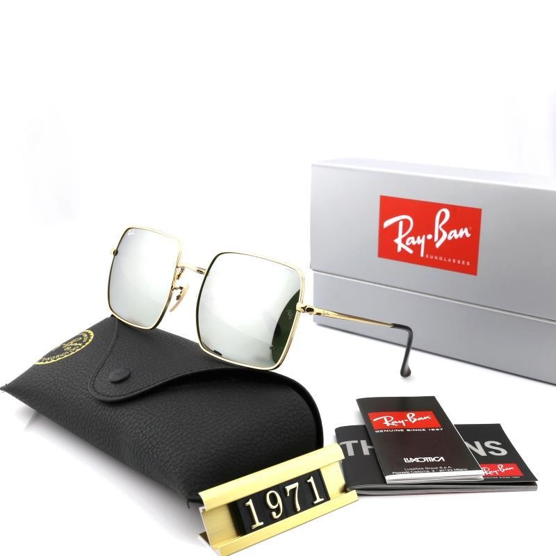 Ray Ban RB1971 Sunglasses Mirror Gray/Sliver with Black