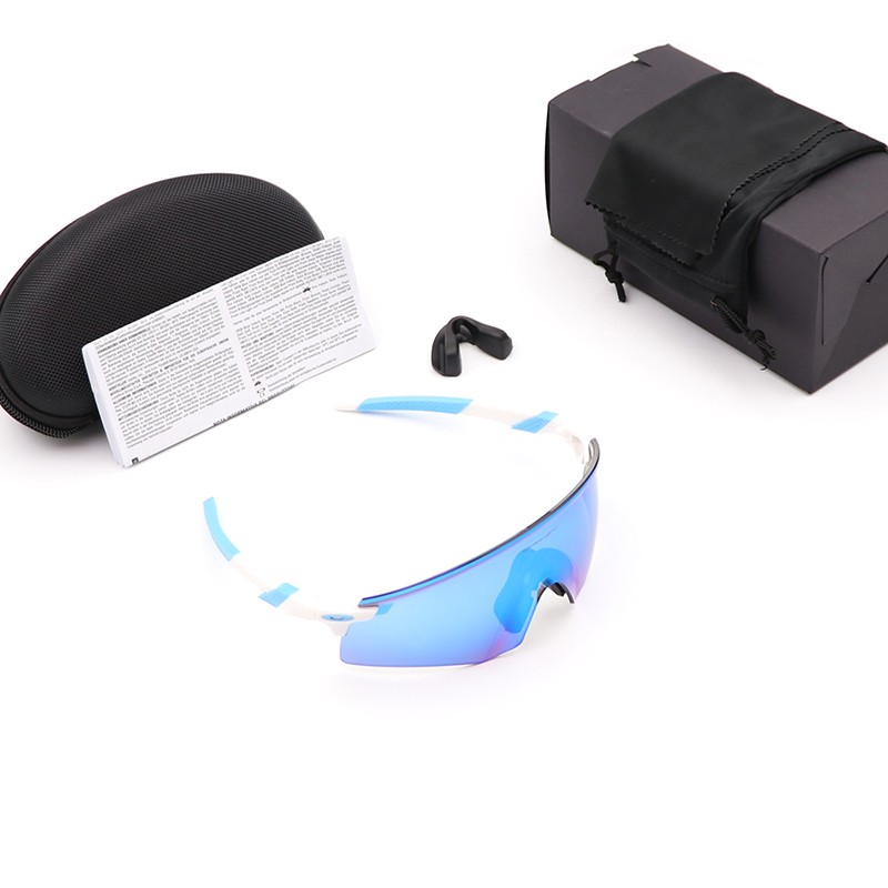 Oakley Encoder Sunglasses Gradient Blue with Purple / Light Blue with White