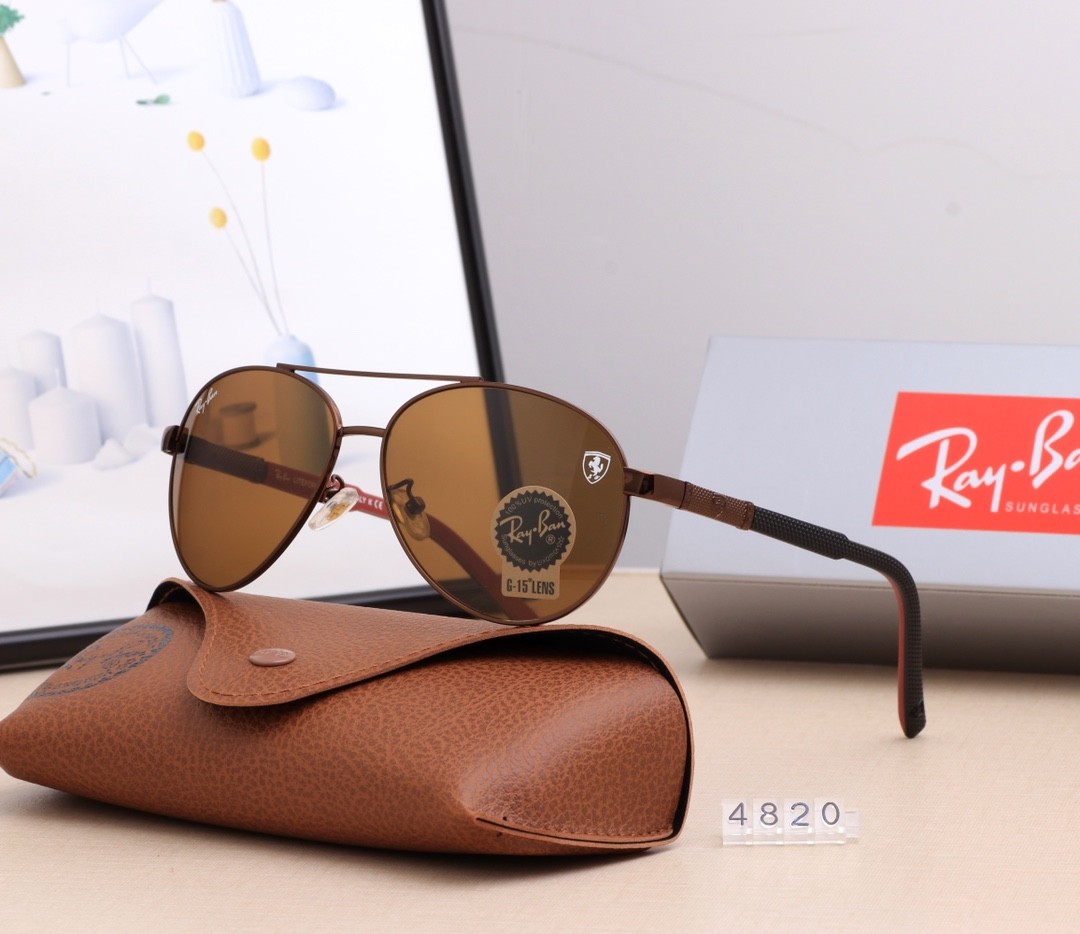 Ray Ban RB4820 Sunglasses Brown/Brown