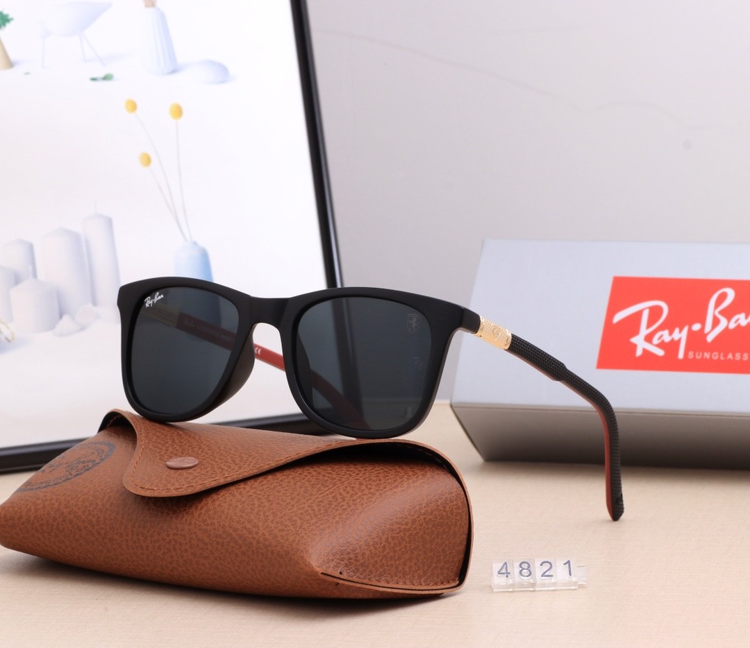 Ray Ban RB4821 Sunglasses Balck/Black