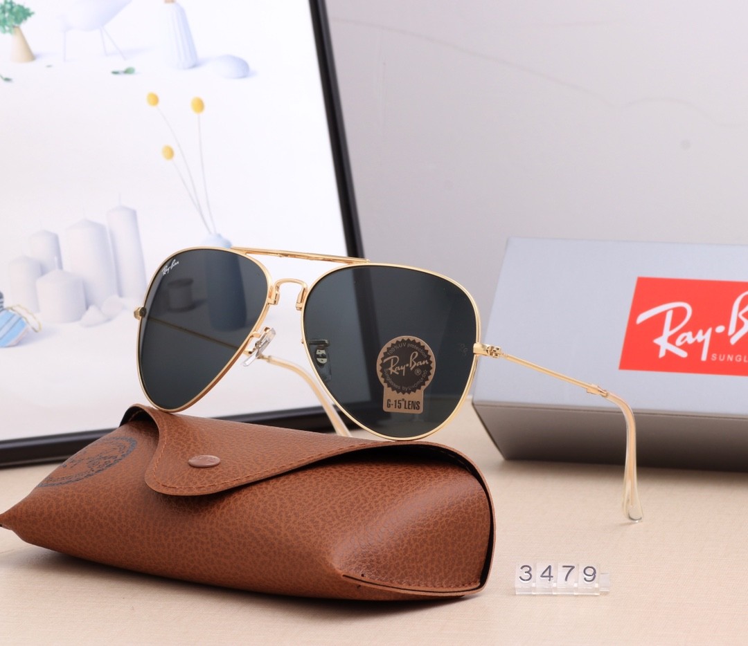 Ray Ban RB3479 Sunglasses Balck/Gold