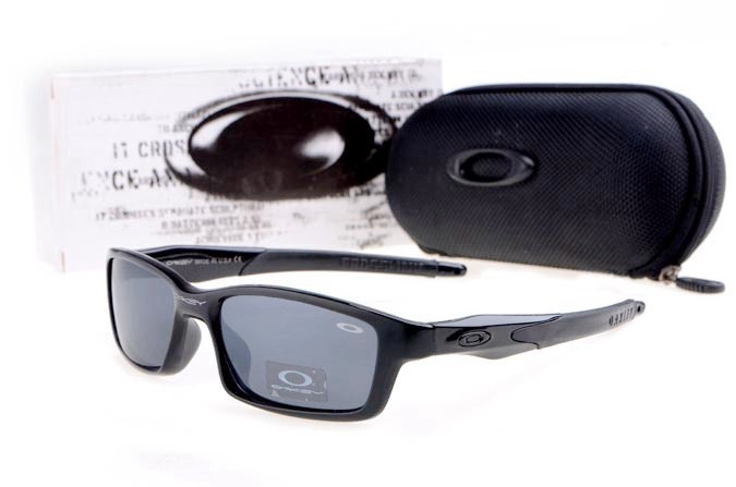 Oakley crosslink sunglasses polished black/black iridium