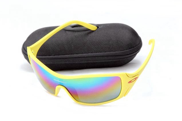 Oakley Dart sunglasses matte yellow/colorful iridium