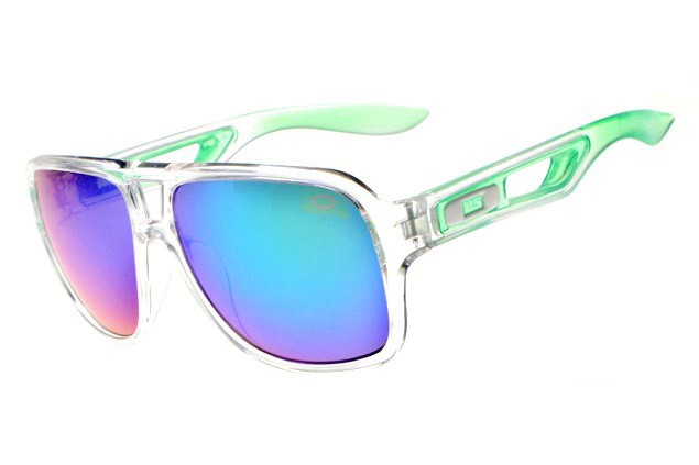 Oakley Dispatch II Sunglasses clear green/blue iridium