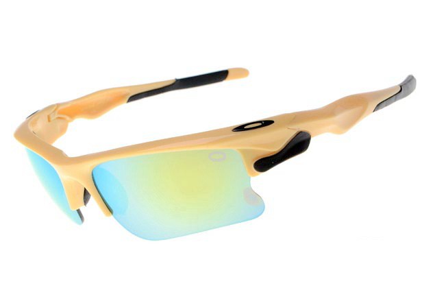 Oakley fast jacket Sunglasses polished pastel yellow/ruby clear