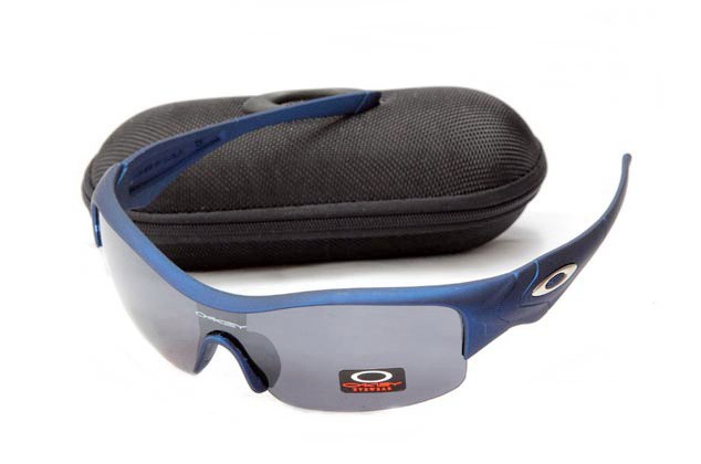 Oakley straight jacket Sunglasses matte blue/black iridium