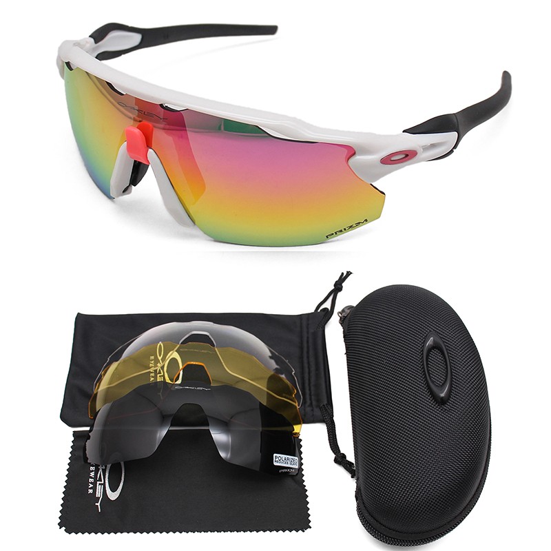 Oakley Radar EV Sunglasses White/Prizm Fire