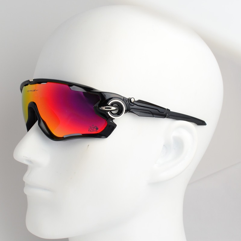 Oakley Jawbreaker Sunglasses Polished Black/Ice Ruby