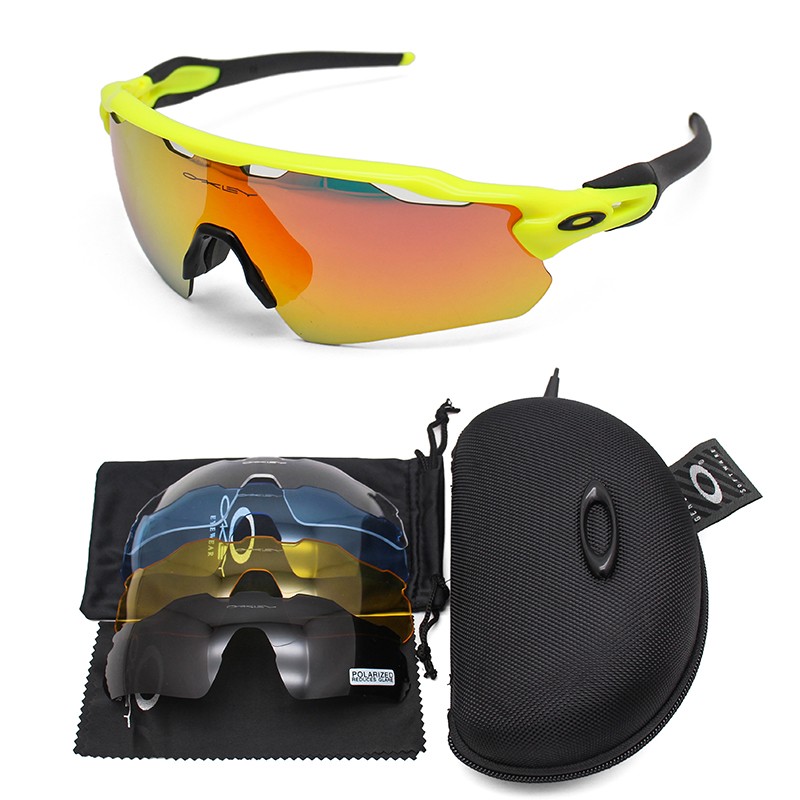 Oakley radar ev Sunglasses Bright Yellow frame /Orange lens