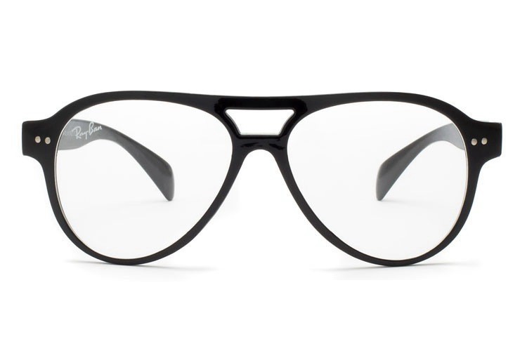 Ray Ban RB1091 Cats 5000 Sunglasses Black/Clear